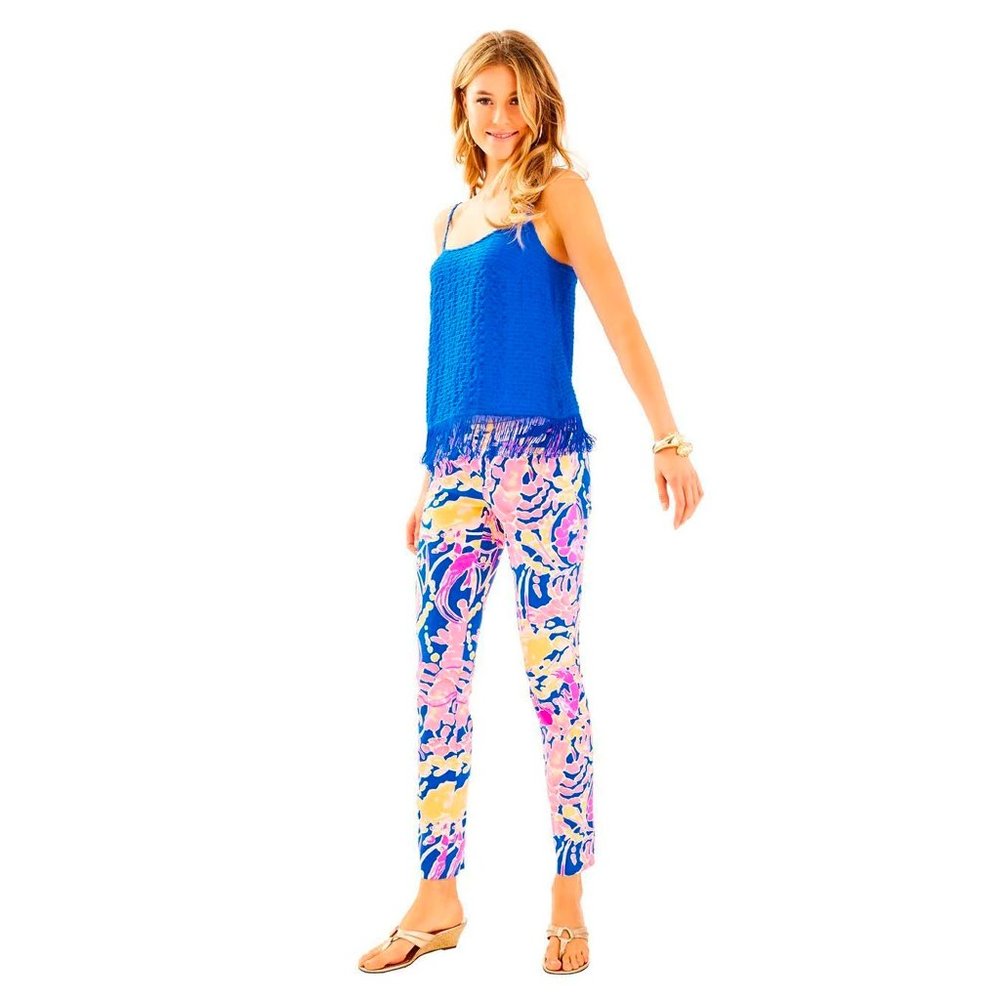 Lilly Pulitzer Colorful Straight Leg Pants
